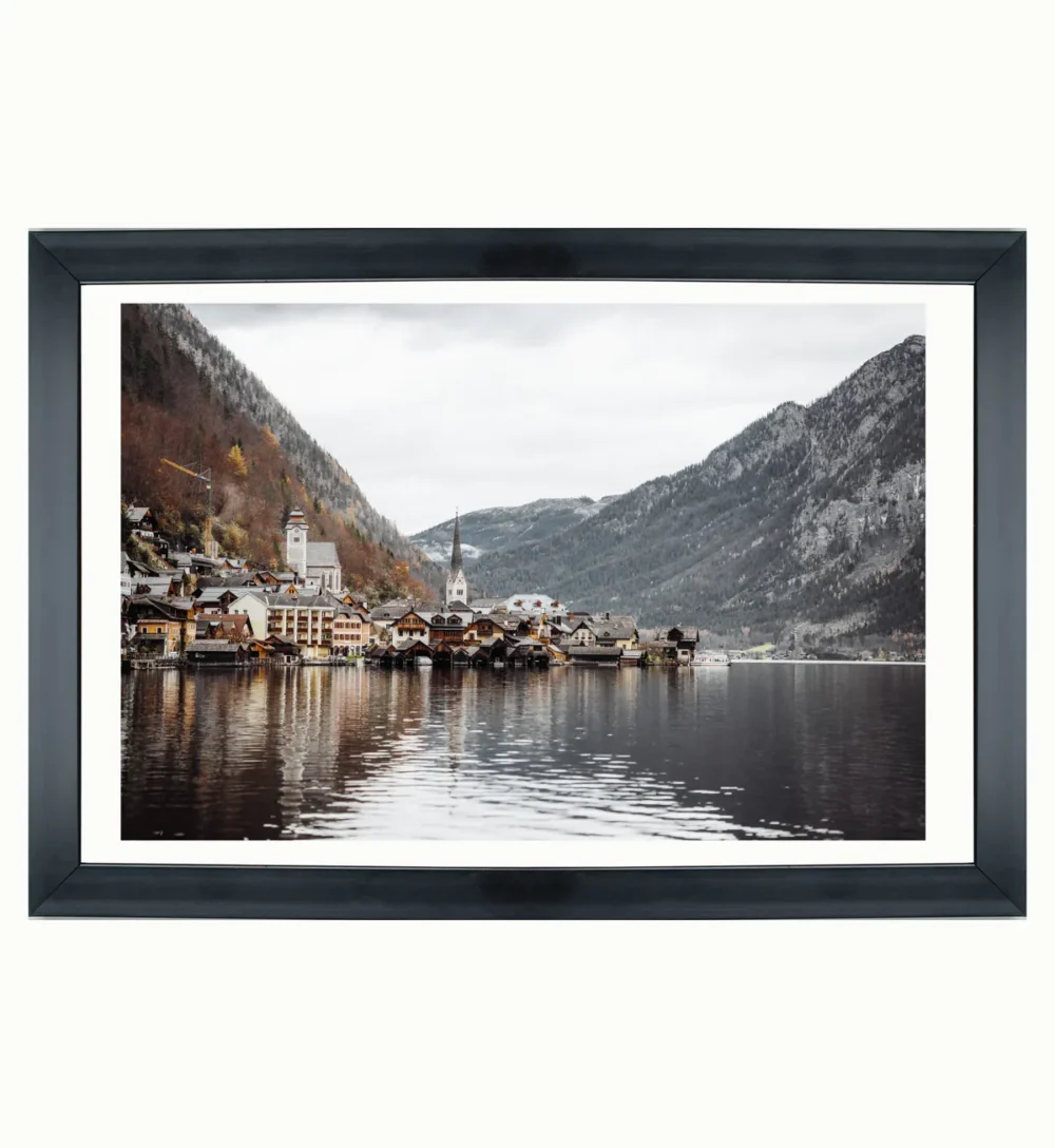 Lakeside Charm: The Beauty of Hallstatt wallart