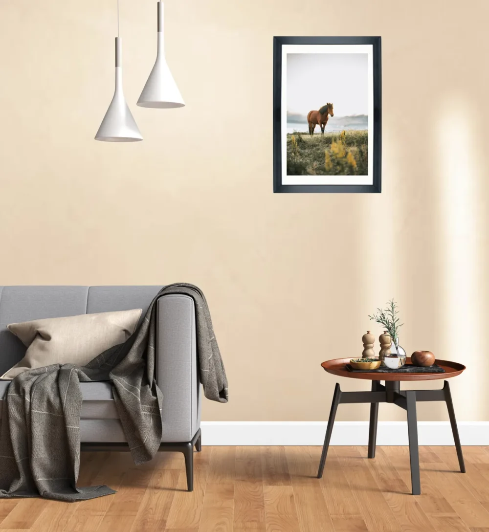 Icelandic Beauty: Horse in a Scenic Field wallart